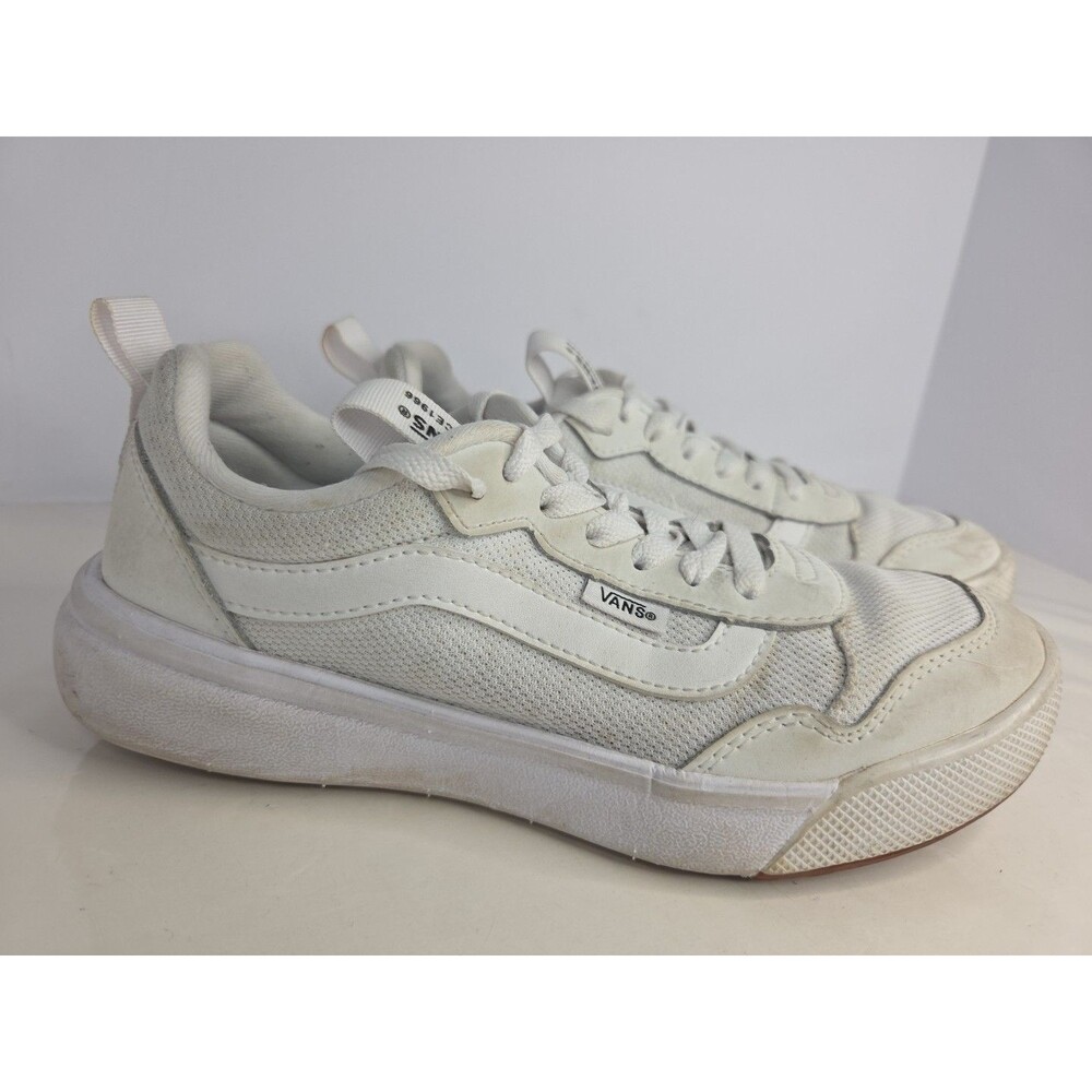 VANS RANGE EXP SHOES Low Top Athletic Walking Sneakers WHITE Women's SZ 7